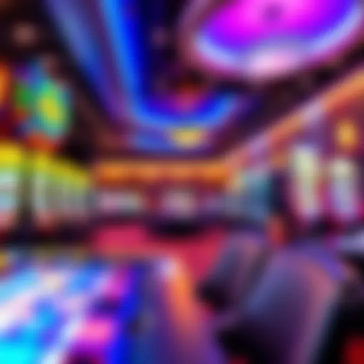 Interior of a modern casino in Arkansas showcasing gaming facilities