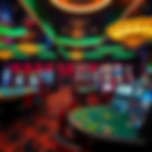 Braman Casino Floor Experience Vibrant casino floor showcasing gaming tables and slot machines