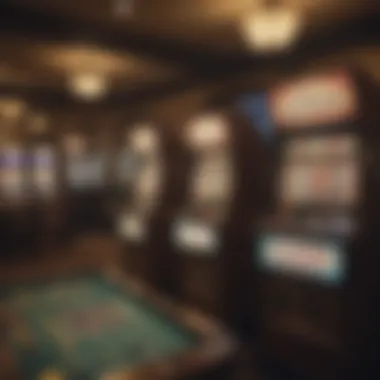 Historical display illustrating the evolution of gambling in Oklahoma