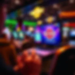 Vibrant online gaming interface at Hard Rock Casino