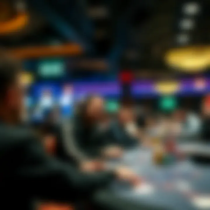 A bustling tournament scene at Hard Rock Casino