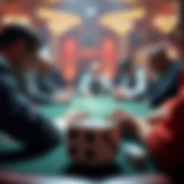 Strategic moves during a 7-11 dice game session