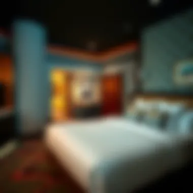 Luxurious guest room showcasing elegant decor and modern amenities