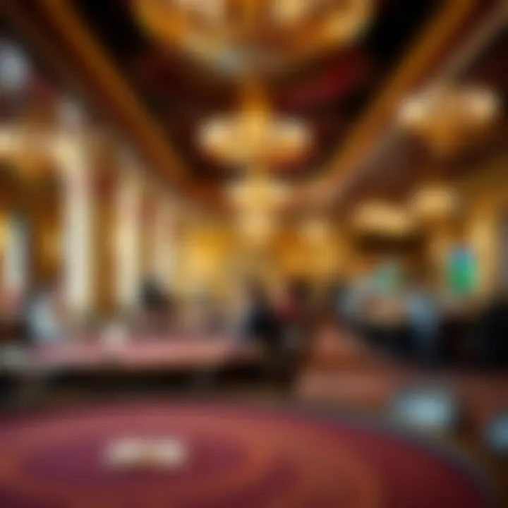 Inside a Monte Carlo casino highlighting elegant gaming tables