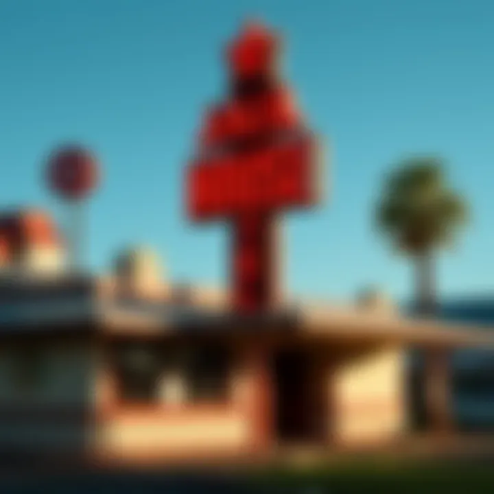 Exterior view of the Jail House Motel & Casino showcasing its unique architecture