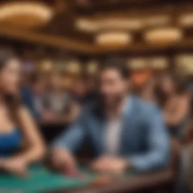 Engaging Entertainment Options at Jokers Wild Casino Guests enjoying entertainment at Jokers Wild Casino