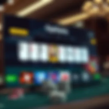 Diverse Poker Game Options A digital interface showcasing various poker game types