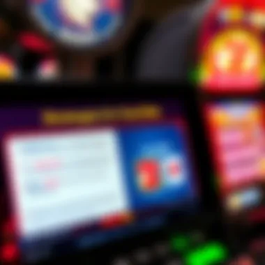 Strategies for Winning at Free Slots Strategic tips displayed on a digital screen for maximizing free slot machine experience.