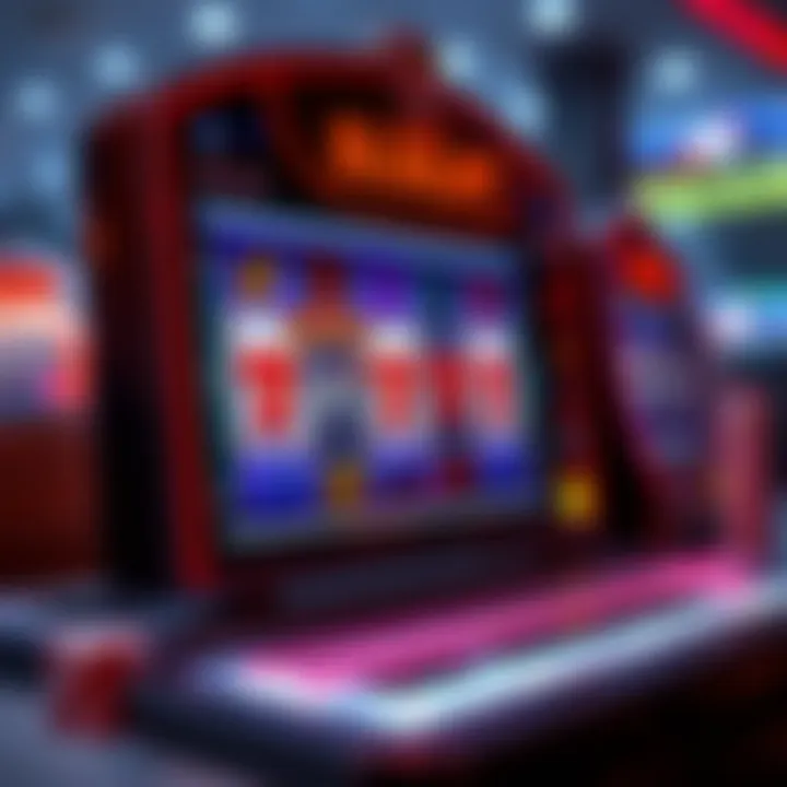 A depiction of technology enhancing the accessibility and experience of online slot gaming