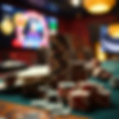 Visual Representation of Cash Rewards A visually stimulating representation of cash rewards in gaming