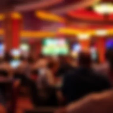 Engaging atmosphere of a gaming event at the casino