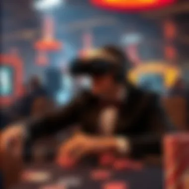 Impact of VR Technology on Gambling Visual representation of VR technology's impact on gambling
