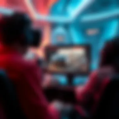 Innovative User Interface in VR User interface design elements in a virtual reality game