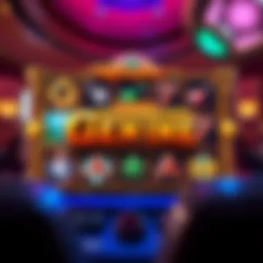 Gameplay interface showcasing unique features of the slot