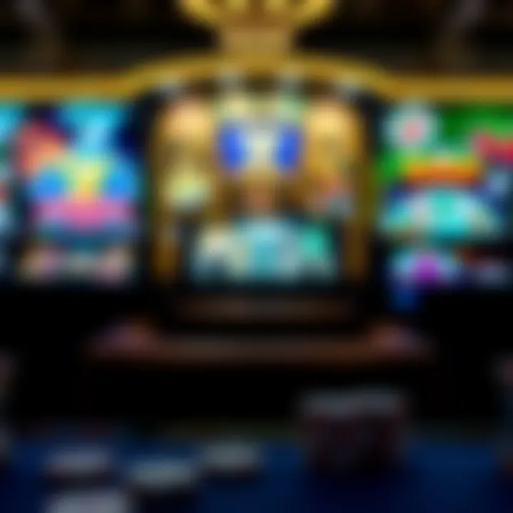 Variety of games available on the app