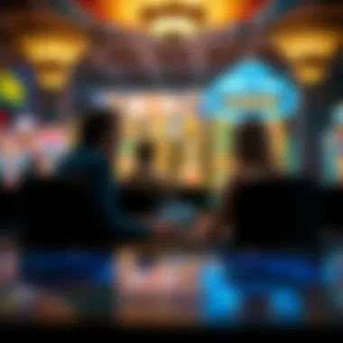 Engaging scene depicting players enjoying the slot experience in an online environment.