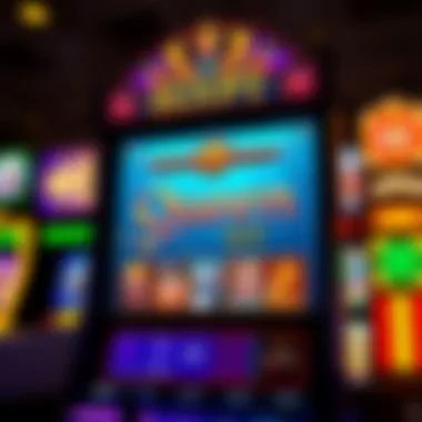 Elegant depiction of the Queen of Egypt slot machine interface showcasing the vibrant graphics.