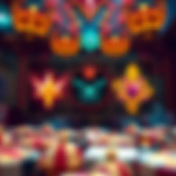 Enchanting Symbols in Magic Slots A vibrant depiction of enchanting symbols and themes found in magic slots.