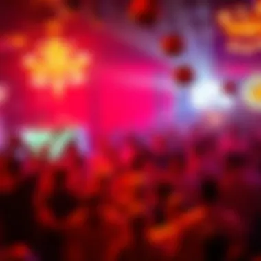 The Pulse of Las Vegas: Dance Floor Energy Dance floor filled with energetic crowd