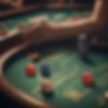 Probability and Strategy in Gaming An intricate design representing the concepts of probability and strategy in online gaming.