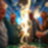 Celebrating a lottery win with joy and excitement