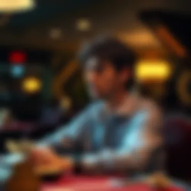 A thoughtful individual reflecting on the psychological effects of sudden wealth