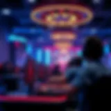 Virtual gaming world showcasing rewards