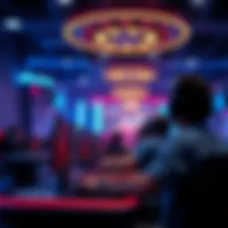 Virtual gaming world showcasing rewards