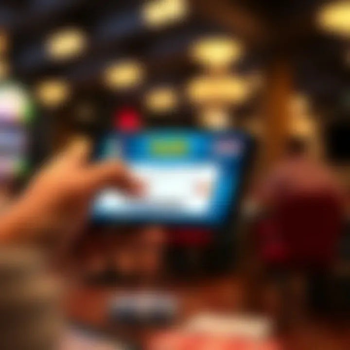 Redeeming Promo Code on Mobile User redeeming a promo code on a mobile device