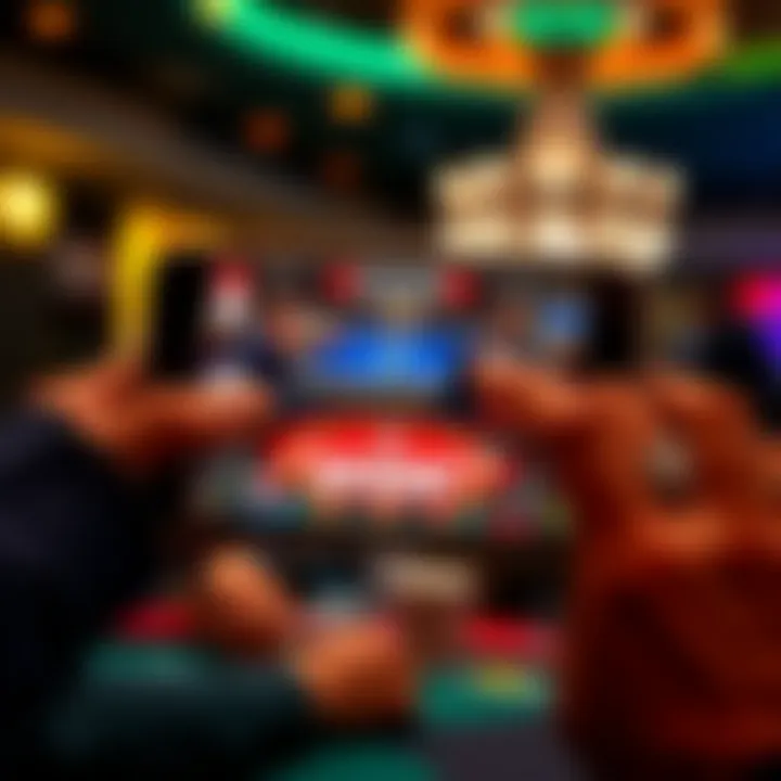 Experience the Excitement of WSOP on Mobile Mobile interface of WSOP showcasing poker gameplay