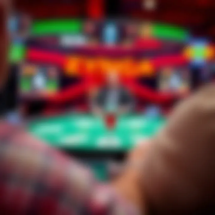 Vibrant Zynga Poker Gameplay Experience Zynga Poker gameplay interface showcasing vibrant graphics