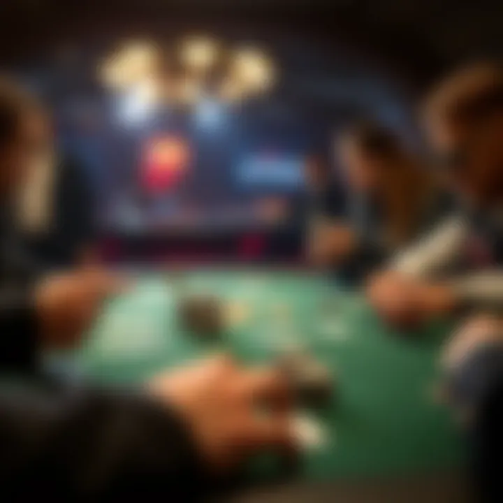 Strategic Dynamics in Zynga Poker Strategic card play in Zynga Poker highlighting competitive dynamics