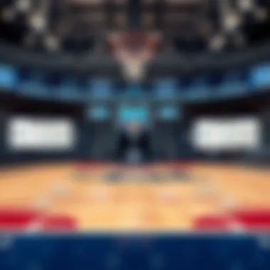 Key Team Statistics in March Madness Illustration of a basketball court highlighting key team statistics