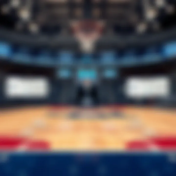 Key Team Statistics in March Madness Illustration of a basketball court highlighting key team statistics