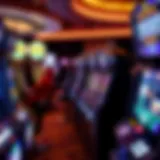 Diverse selection of penny slot machines at Foxwoods Resort Casino