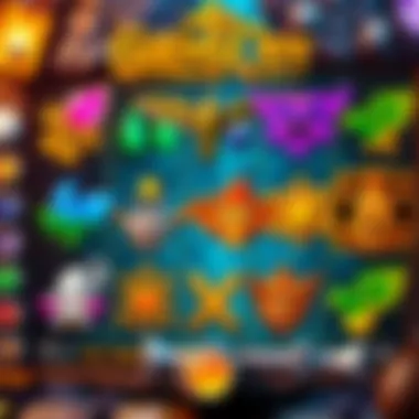 Diverse Symbols on the Game Interface Game interface showcasing unique symbols