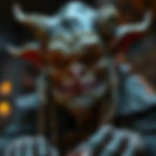 A mystical goblin character from the game