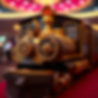 Gameplay screenshot showcasing unique mechanics of Gold Train Slot