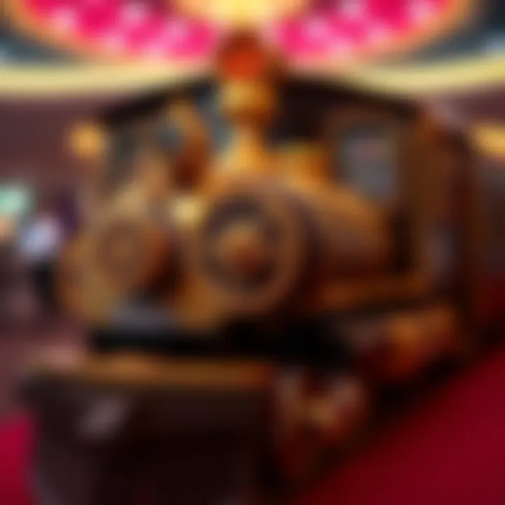 Gameplay screenshot showcasing unique mechanics of Gold Train Slot