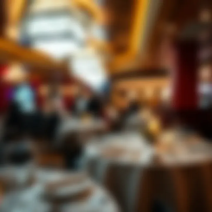 Fine dining restaurant inside Golden Nugget