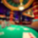 Luxurious interior of Golden Strike Casino