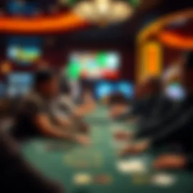 Players engaging with different games at Golden Strike Casino