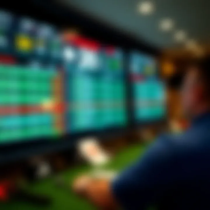 Golf tournament scoreboard