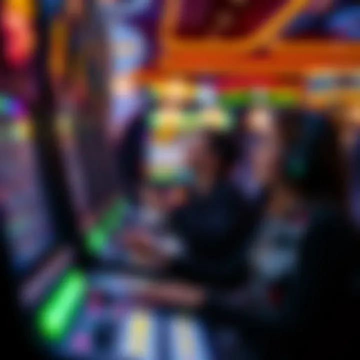 A player engaged in an exciting slot game experience