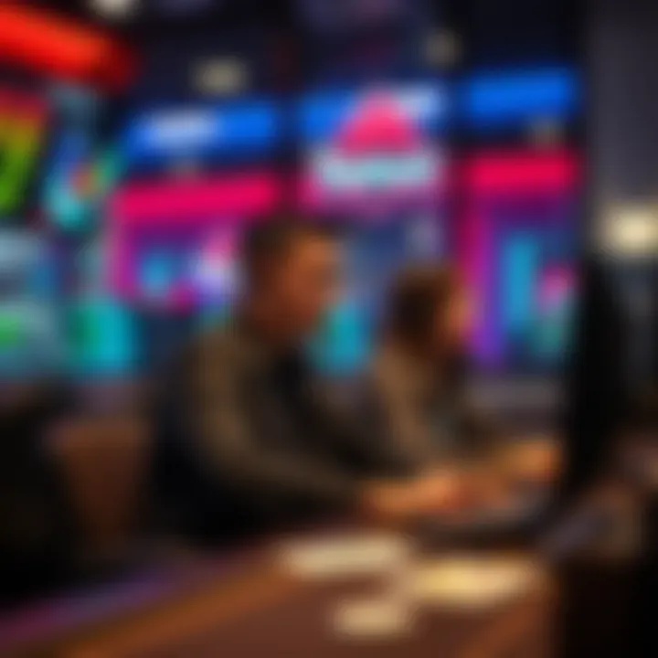 Customer support interface for online poker sites