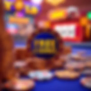 A colorful illustration of in-game coins and rewards