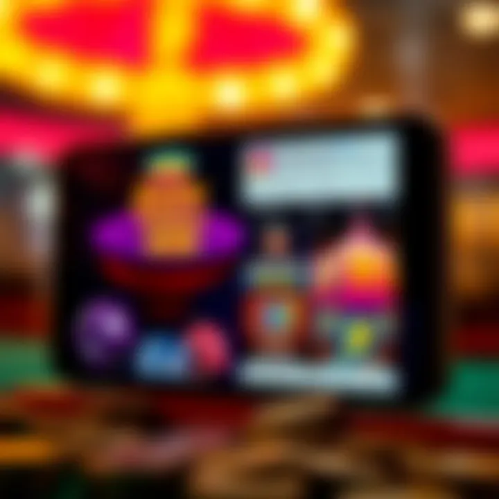 A smartphone displaying Instagram feed with Jackpot World promotions