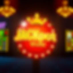 Vibrant Jackpot World logo shining in the spotlight