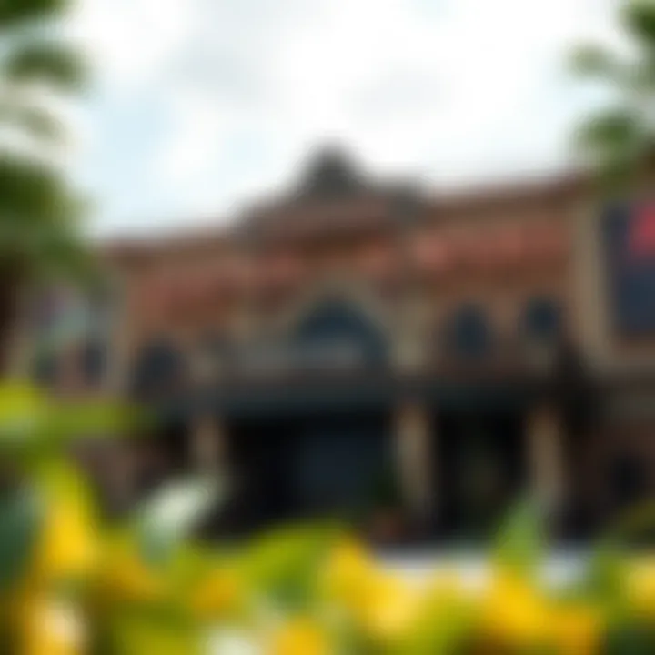 Legends Casino Architectural Design Exterior view of Legends Casino showcasing its architectural design