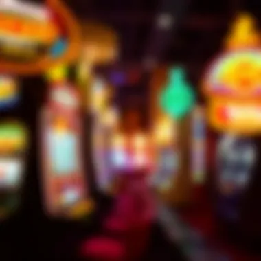 The Allure of Slot Machines Vibrant slot machine display in Las Vegas
